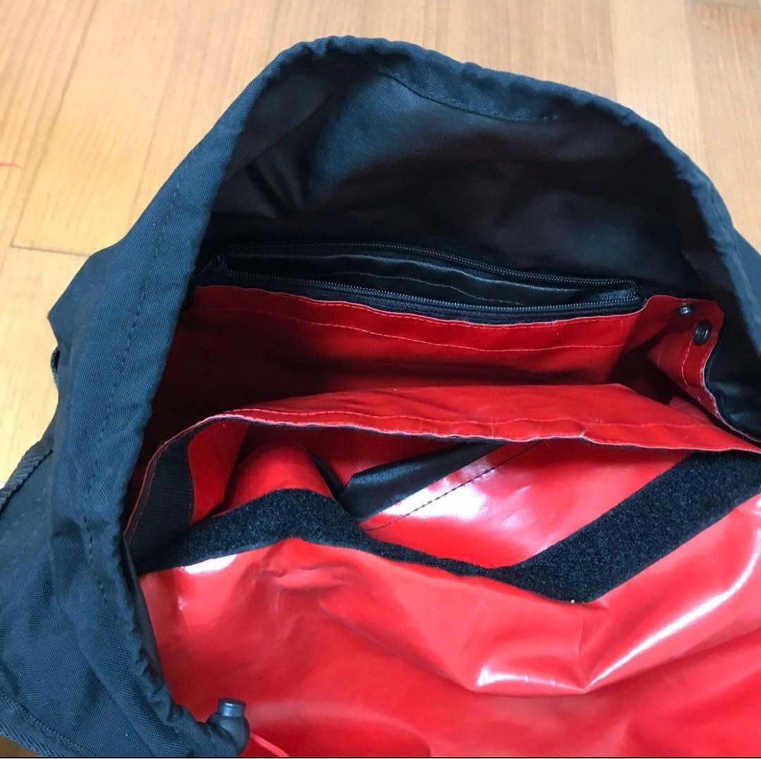【レアカラー】Bagjack　メッセンジャーバッグ　バッグジャック　黒×赤