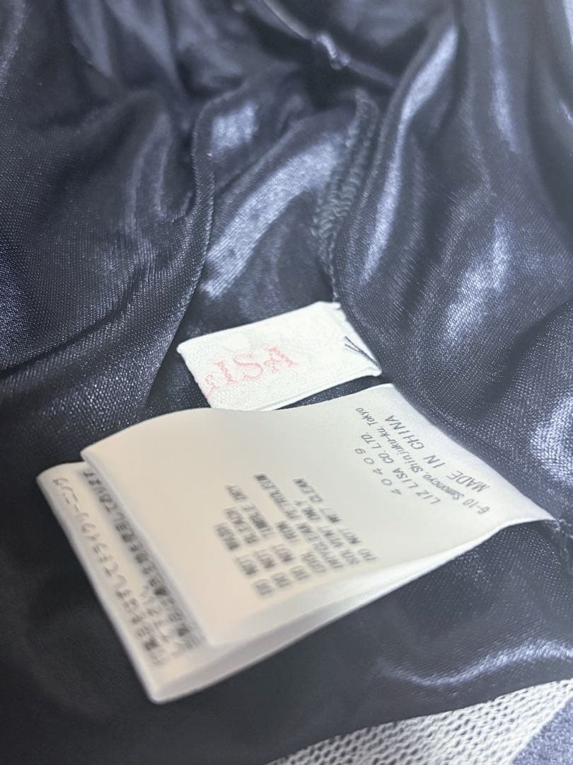 LIZLISA ジュエリー柄ワンピース　ネイビー