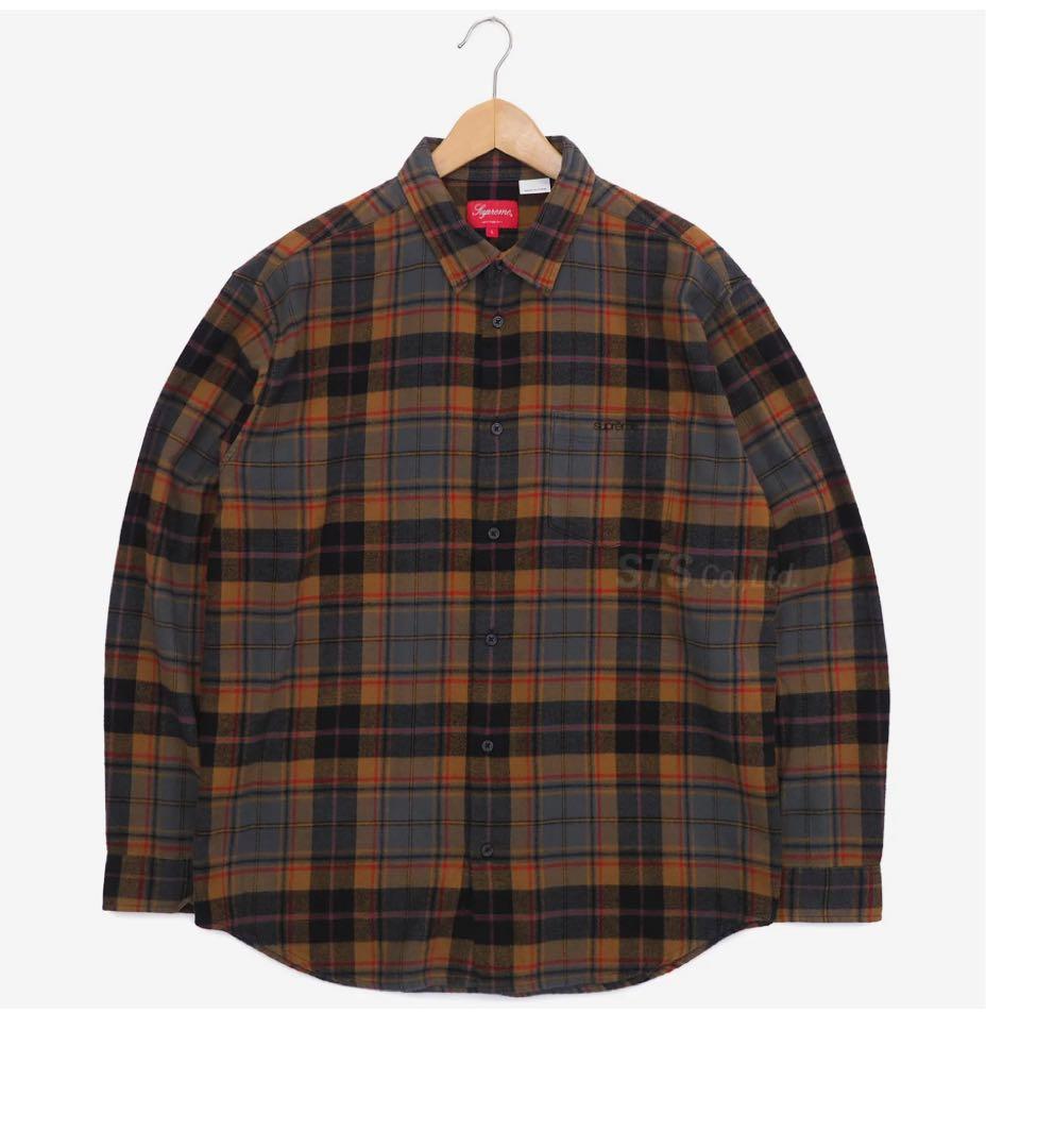 トップス supreme Plaid Flannel Shirt