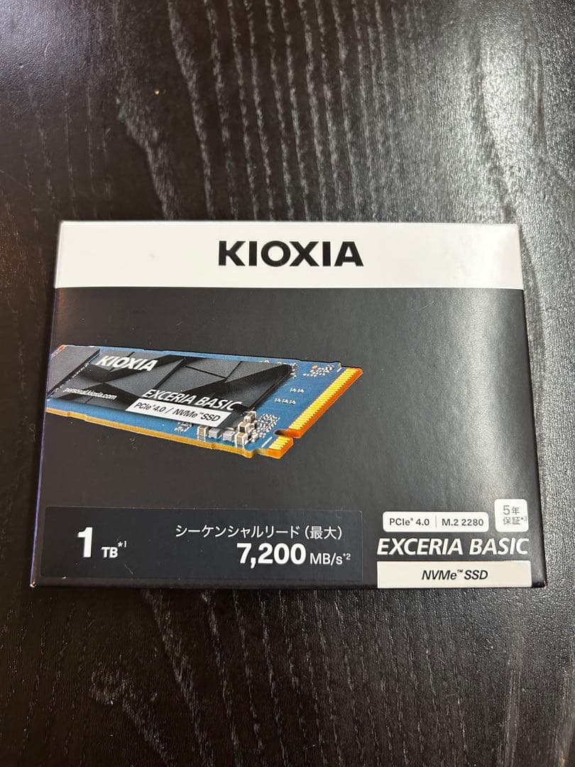 キオクシア 内蔵SSD 1TB PCIe Gen4×4 NVMe