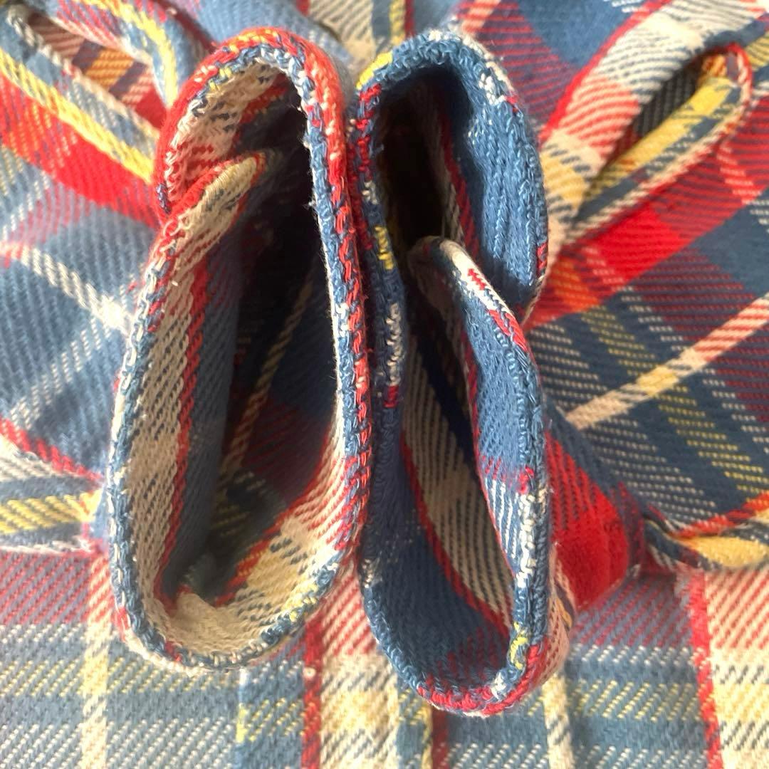 【三連休限定価格】BIG MAC 70s 単色タグ チェック柄ネルシャツ L