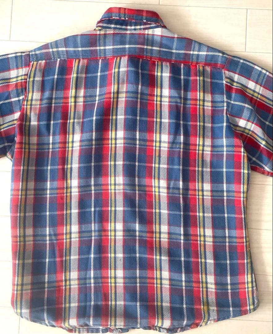 【三連休限定価格】BIG MAC 70s 単色タグ チェック柄ネルシャツ L