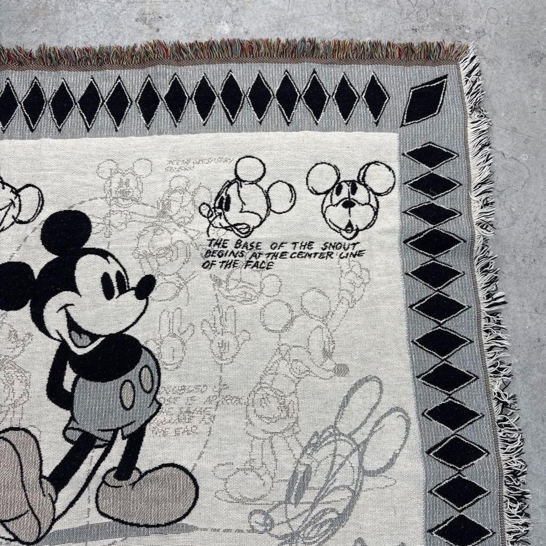 ディズニー　ミッキーマウス　マルチカバー　ソファーカバー　ラグ　155x113