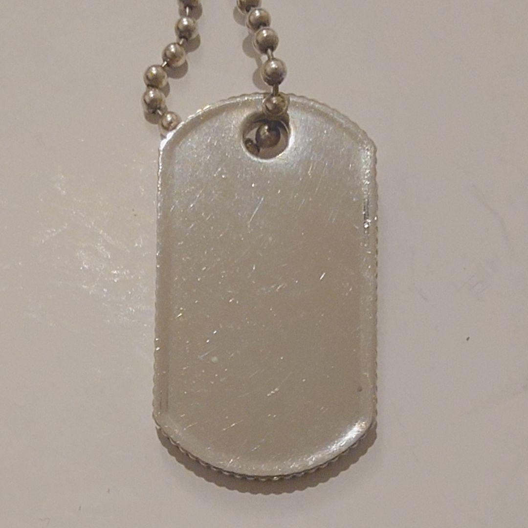 【TIFFANY&Co.】 ドッグタグ ネックレス シルバー925 ユニセックス