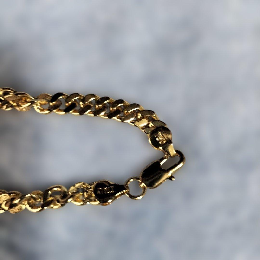 断捨離夢人　ゴールドネックレス　750　 ITARYの刻印18k26g