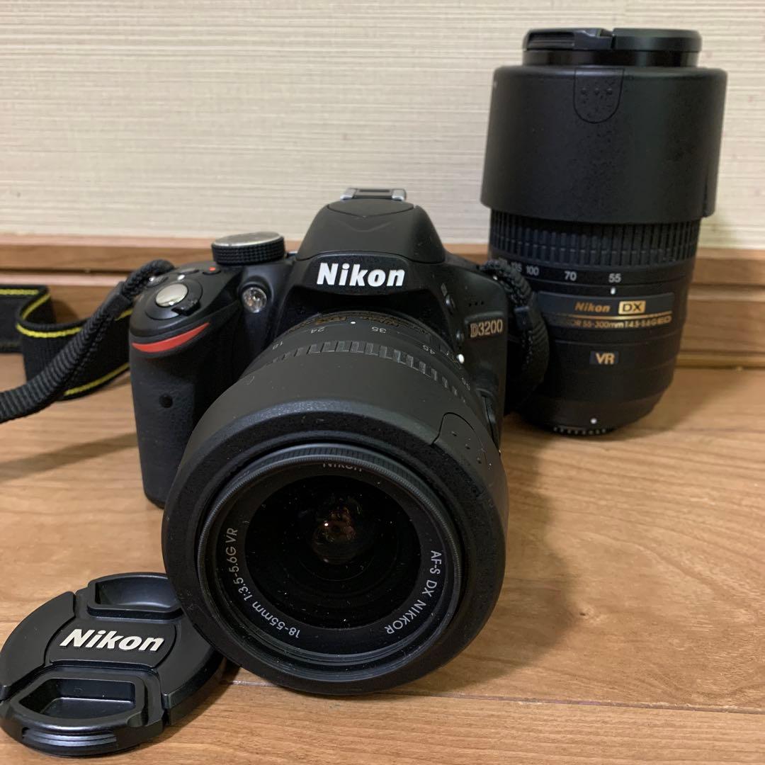 Nikon デジタルー眼レフカメラ D3200 300mmダブルズームキット