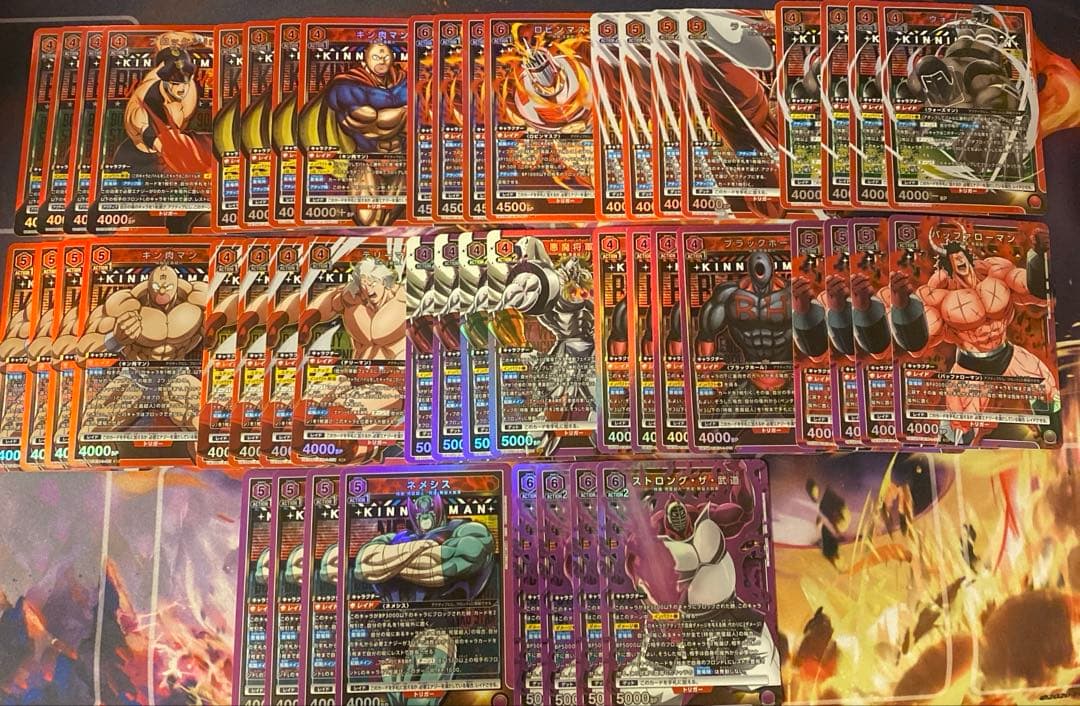 ユニオンアリーナ キン肉マン 赤ま紫SR以下4コン