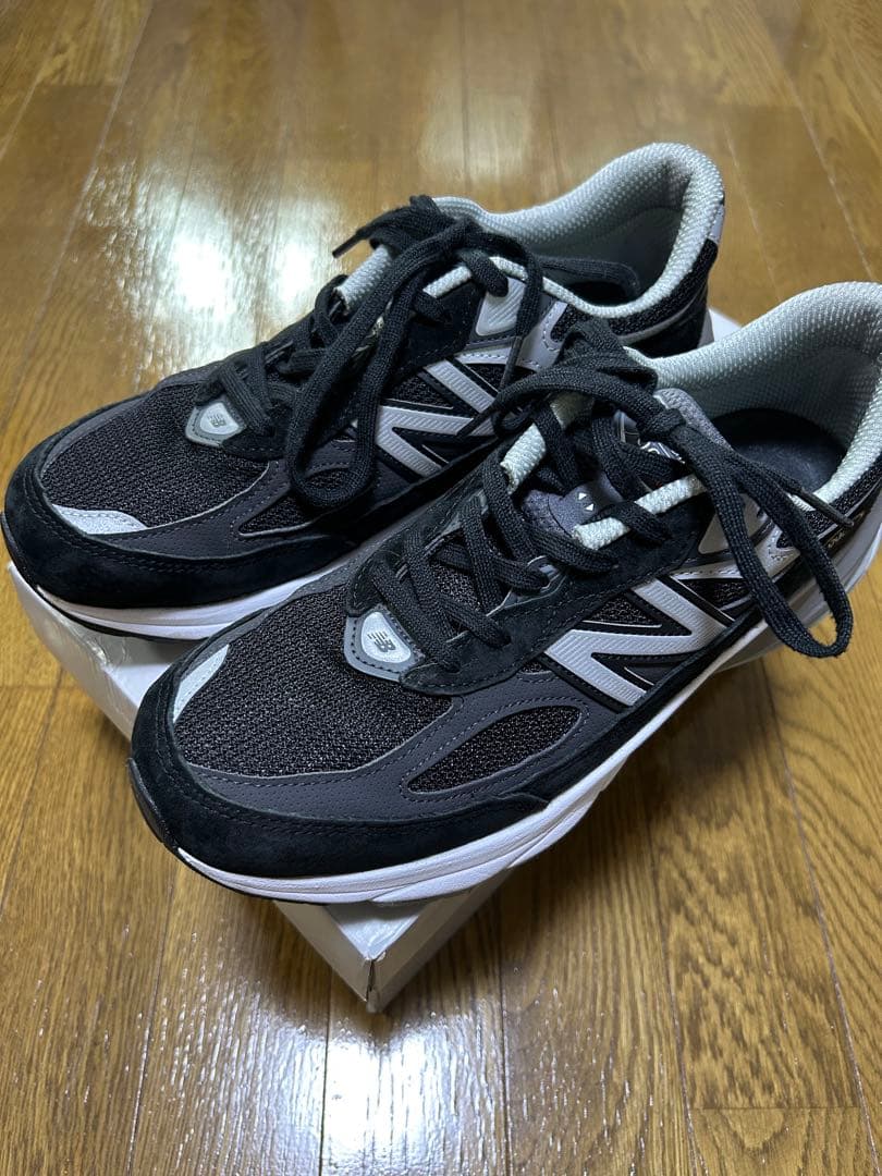 シューズ NEW BALANCE M990 V6 BLACK MADE IN USA