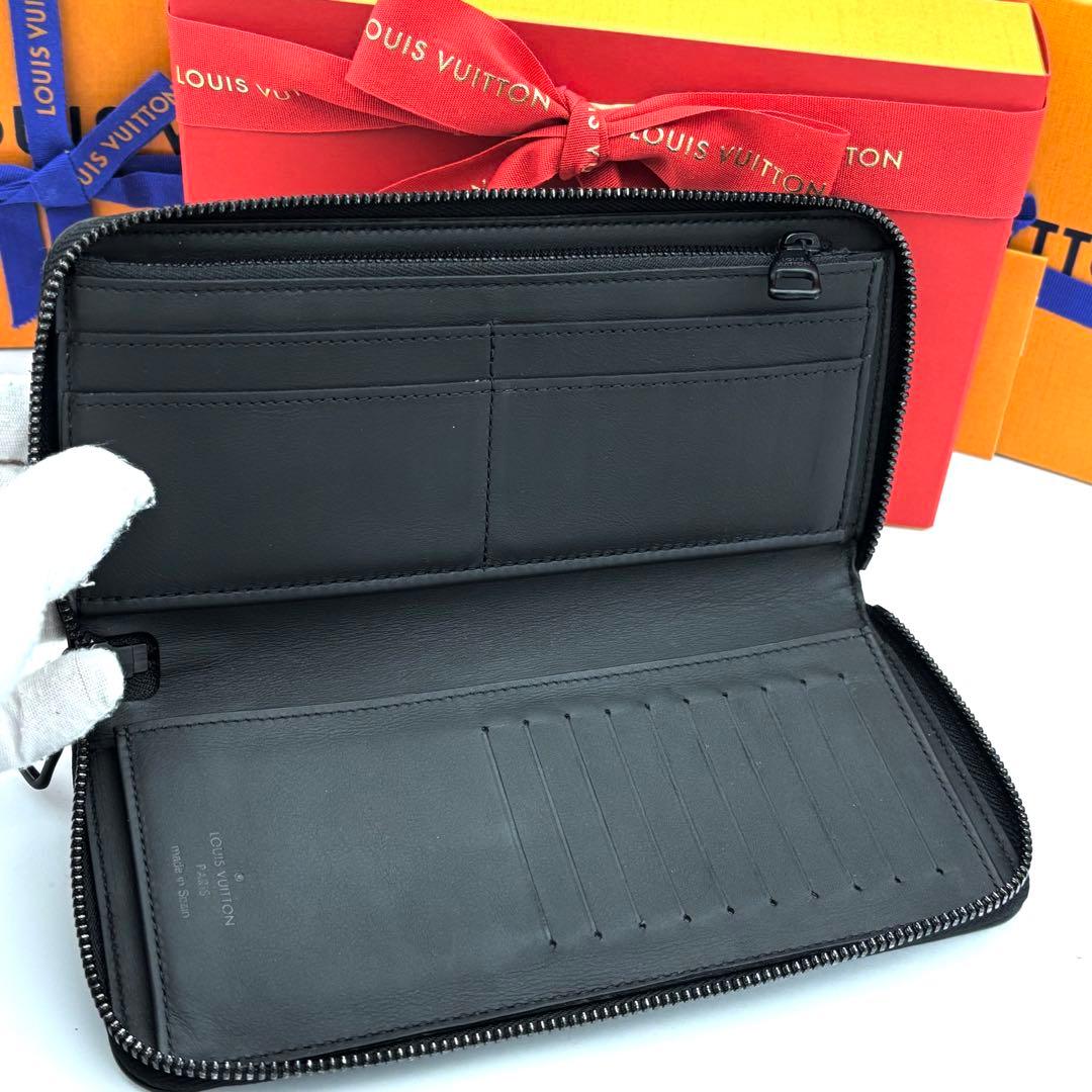 ☆極美品☆箱付☆ルイヴィトン 長財布 モノグラムトリヨン ジッピーウォレット 黒