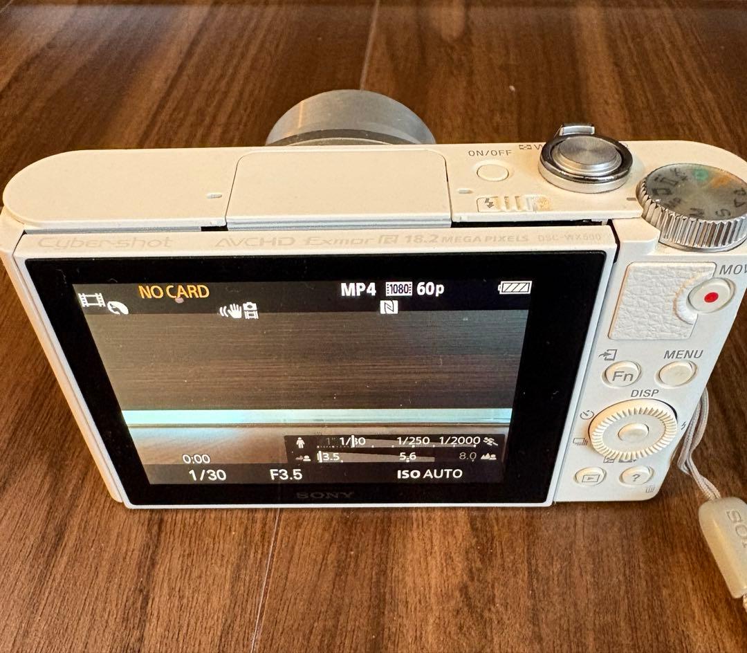 ★★SONY DSC-WX500★★ ホワイト 純正カバー付き　動作確認済み