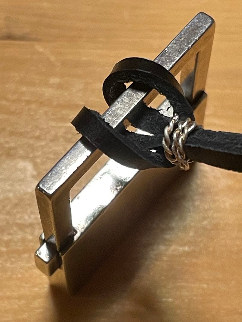 グッチ　ヴィンテージ　パドロック　アクセサリー アート　銀　シルバーオーナメント