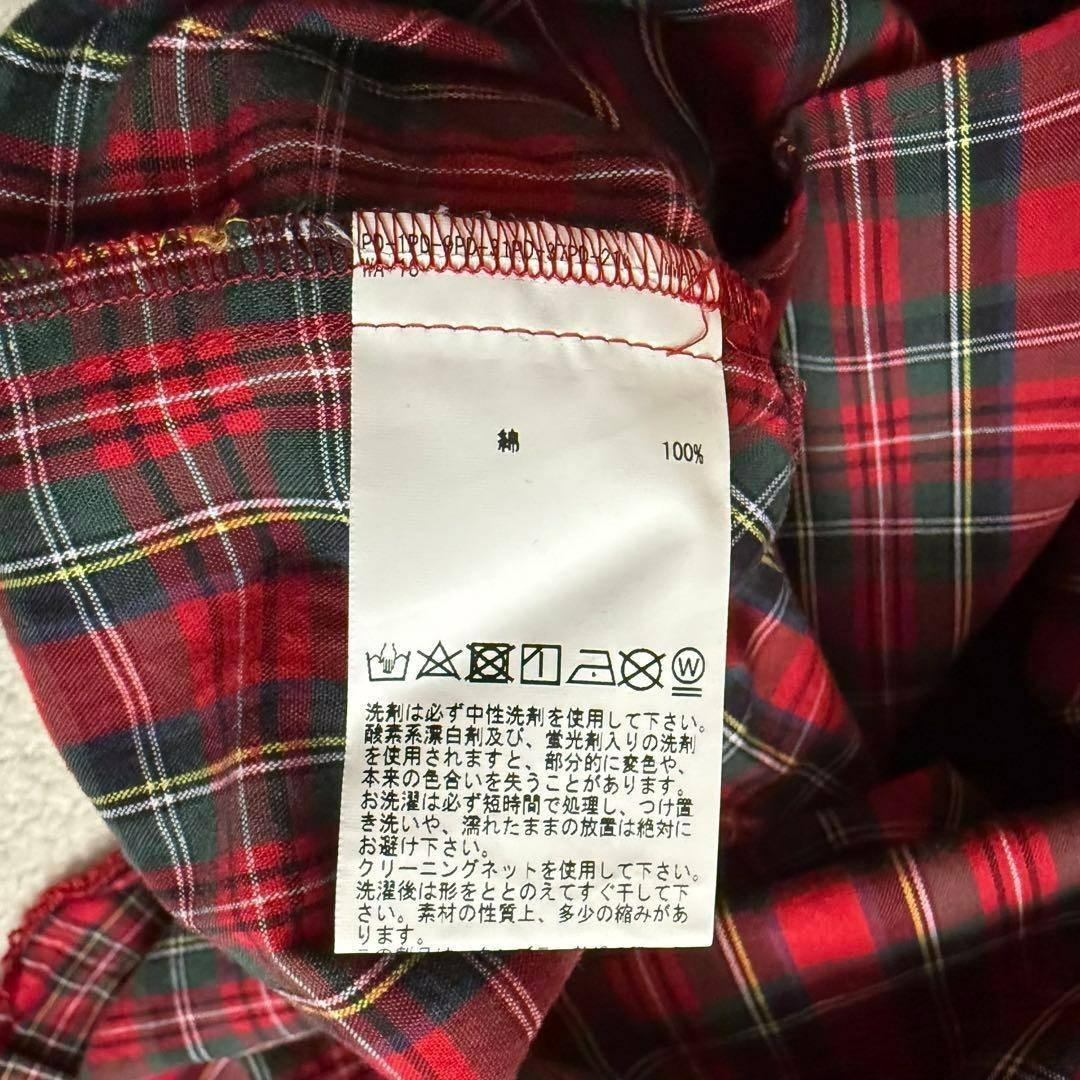 【極美品】PINK HOUSE ワンピース レッド タータンチェック 近年モデル