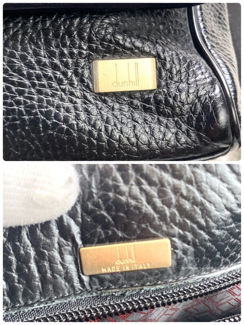 ダンヒル　メッセンジャーバッグ　オールレザーシボ革　クロスボディ　ビジネス