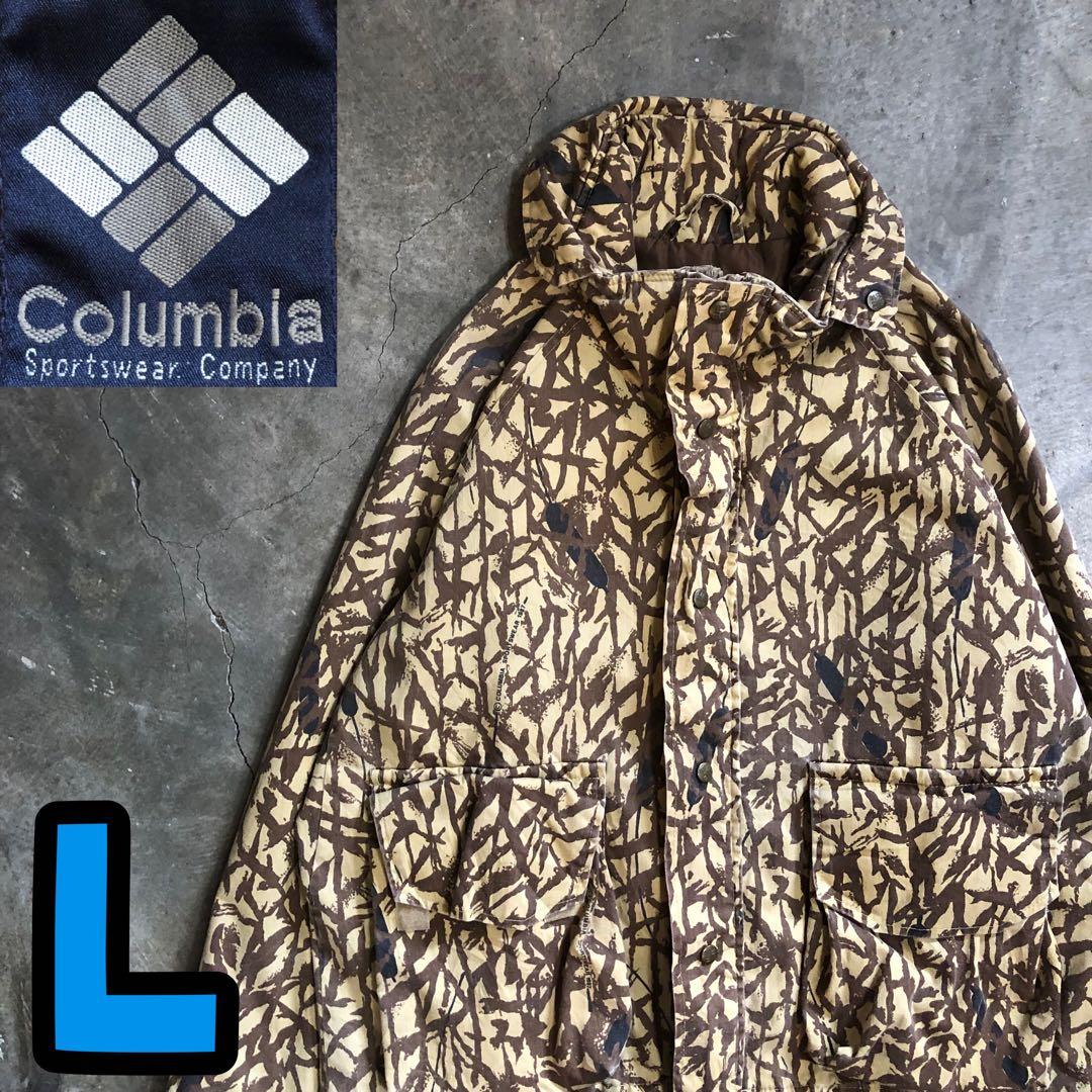 30T7256 Columbia カモフラージュ　マウンテンパーカー　古着