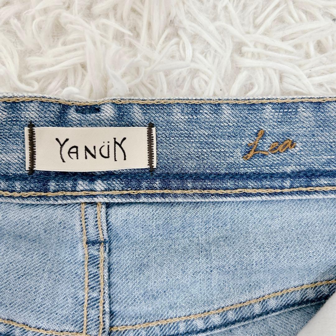 YANUK LEA トリックリアリーライト デニム 23 ボーイズストレート　S