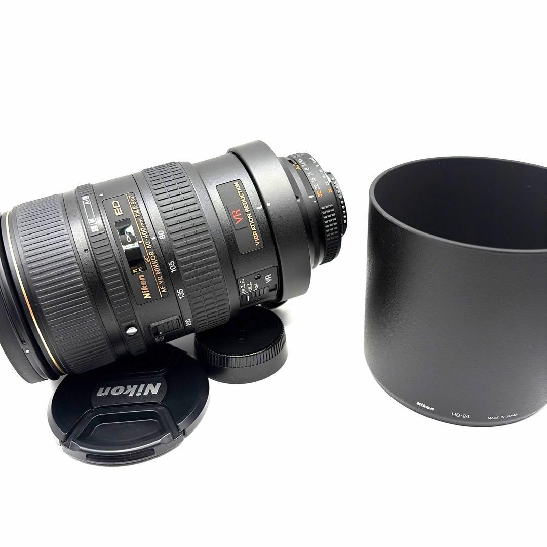 新品級　nikkor 80-400mm f/4.5-5.6D ED zoom箱付