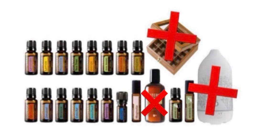 エッセンシャルオイルセット 木製トレイ付き