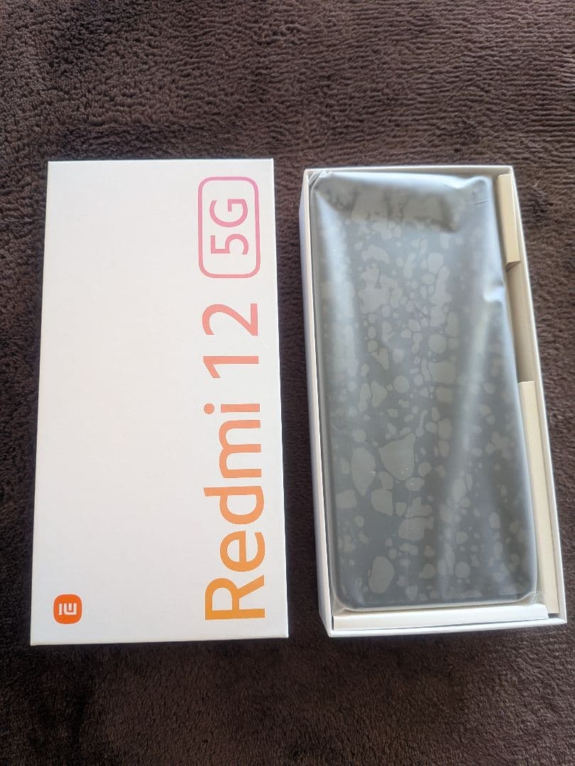 Redmi 12 5G ブラック + GLASS screen pro1枚