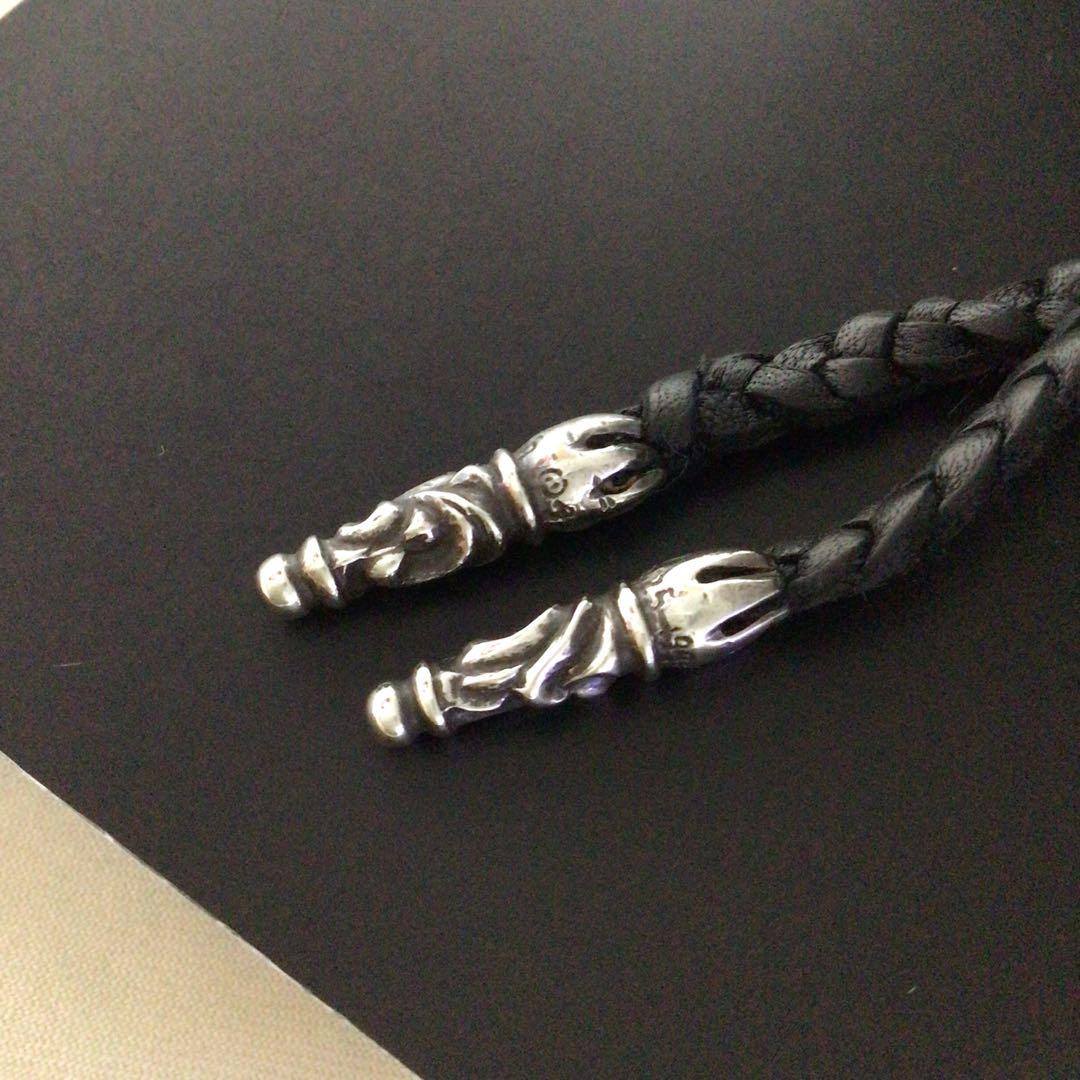 クロムハーツBSフレアペンダントタイニーレザーブレードスモールスボロチップ