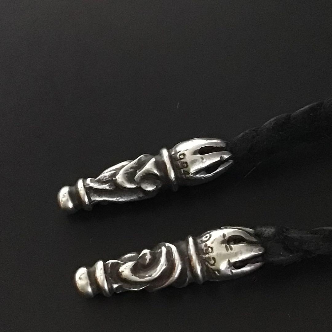 クロムハーツBSフレアペンダントタイニーレザーブレードスモールスボロチップ