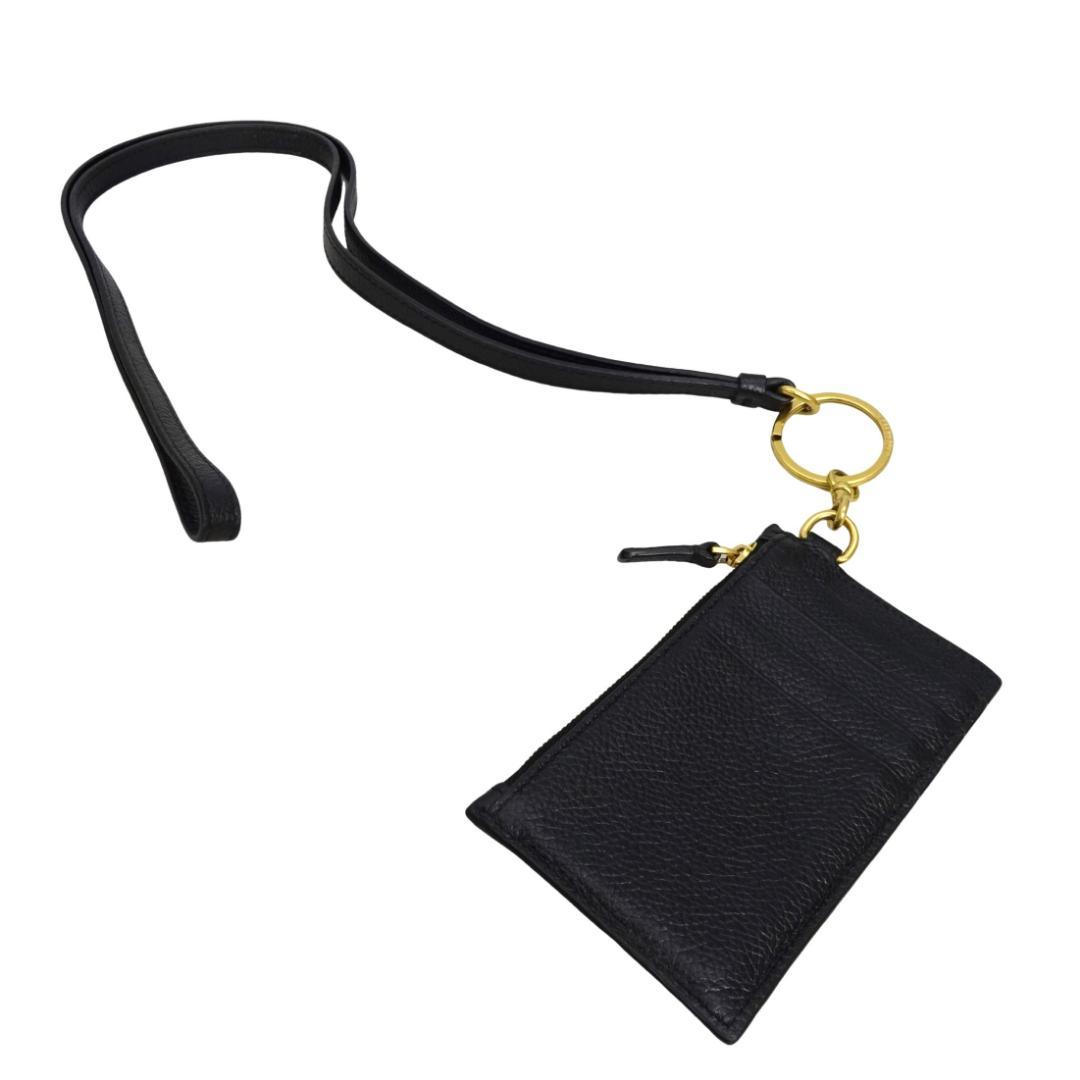 本物良品■バレンシアガ■レザー IDカードホルダー/ケース/キーリング