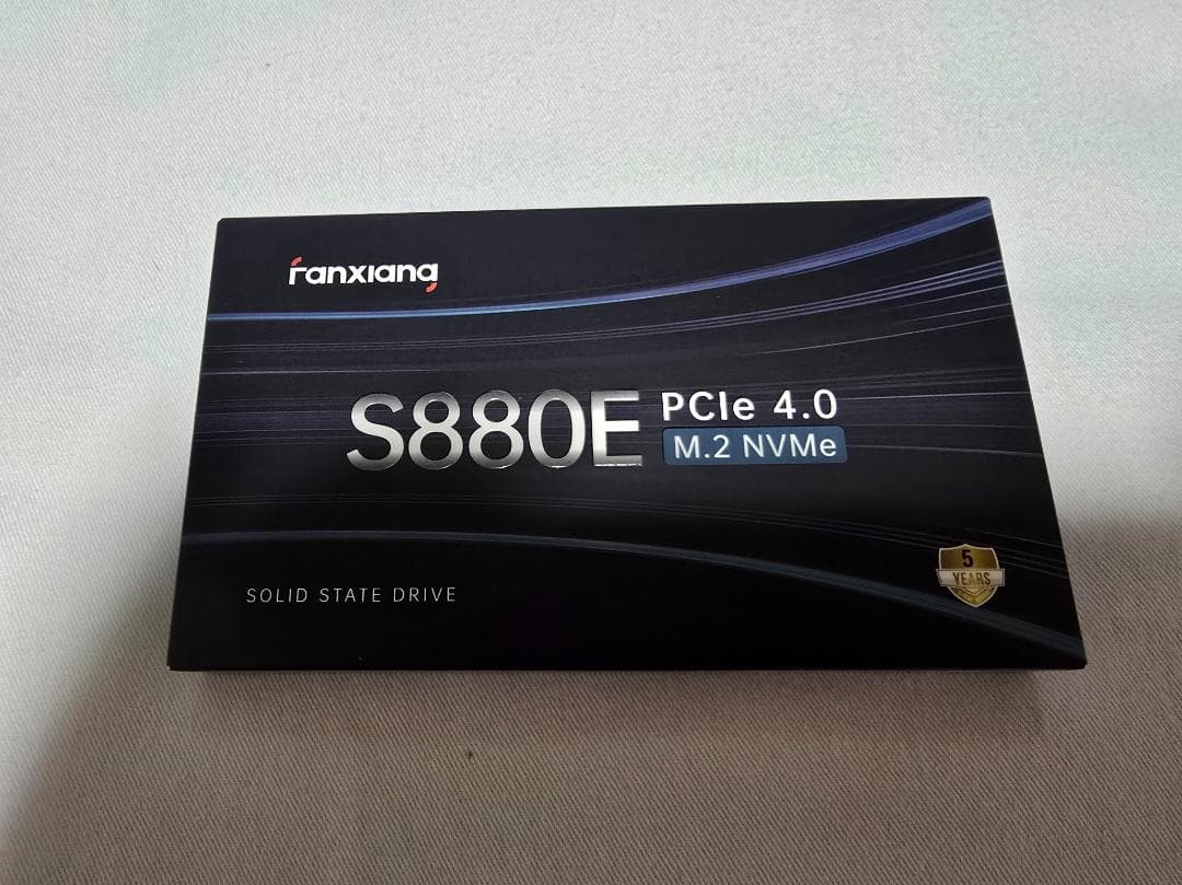 【新品・未使用】Fanxiang S880E 500GB M.2NVMe SSD