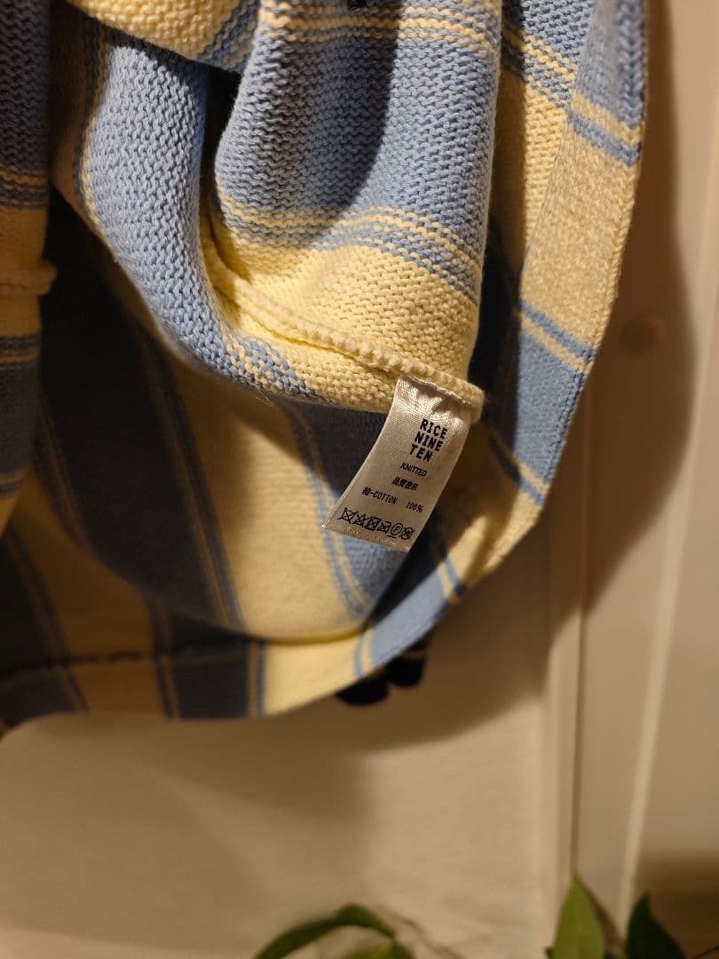 RICE NINE TEN ニット ロングスリーブ サッカー ジャージー ２