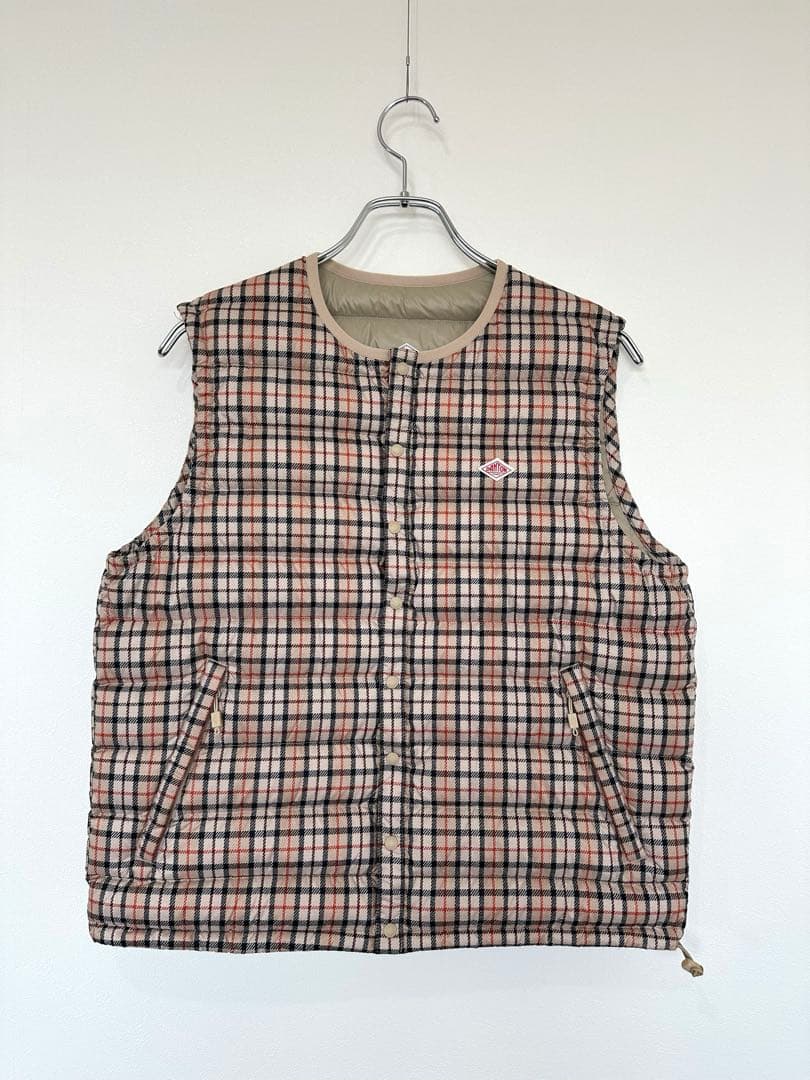 ジャケット・アウター DANTON NYLON TAFFETA INNER DOWN VEST