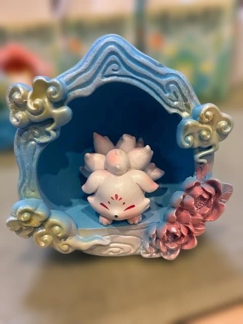 Borders様専　用九尾の狐 フィギュア 置物 幻想系 インテリア 開運 可