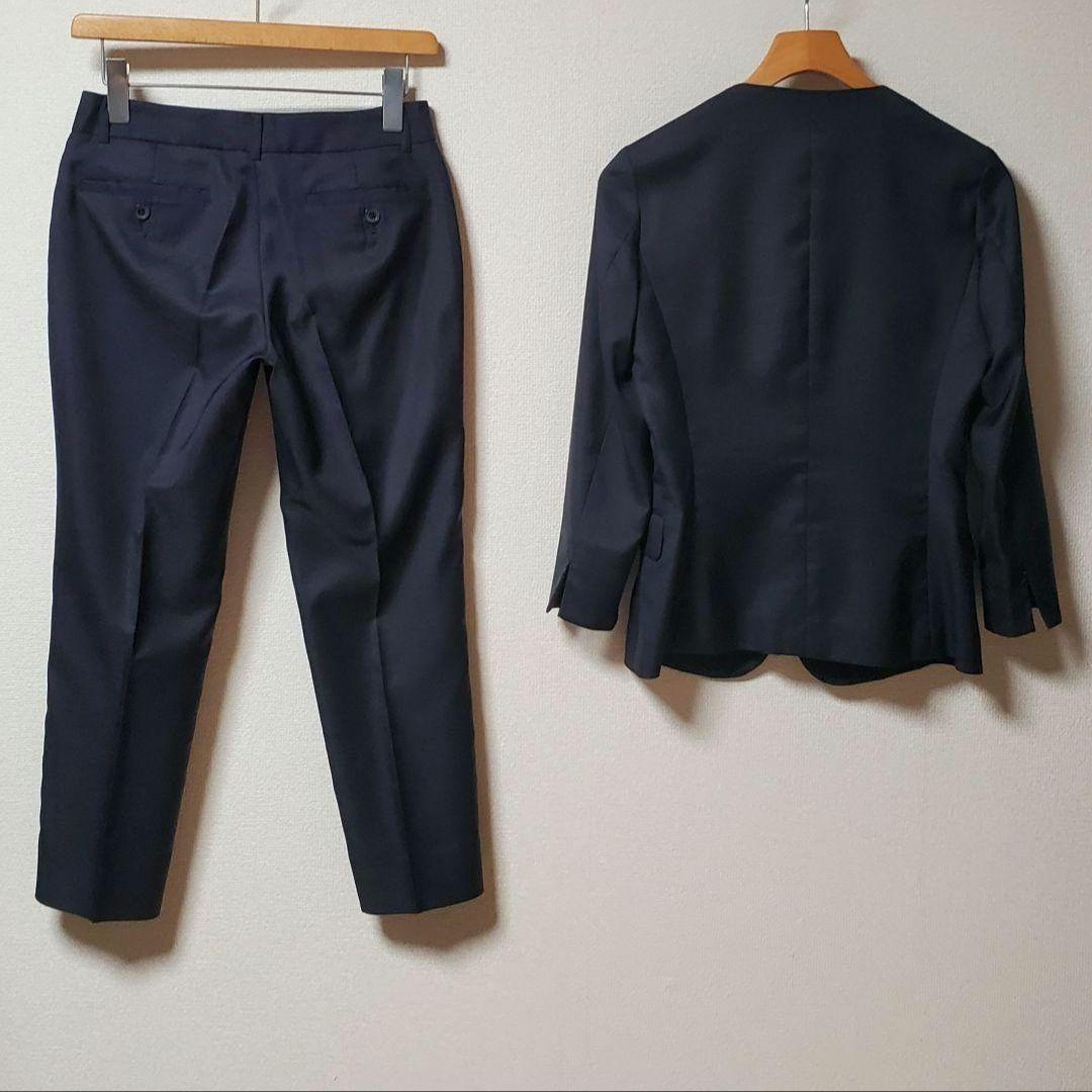 スーツカンパニー　シー　レディース　パンツ　スーツ　濃紺　ウォッシャブル　36
