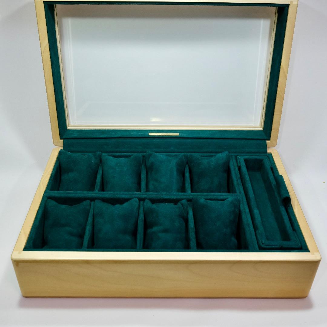 soulbird トチ inly top 時計ケース 8本用 ラムスエード