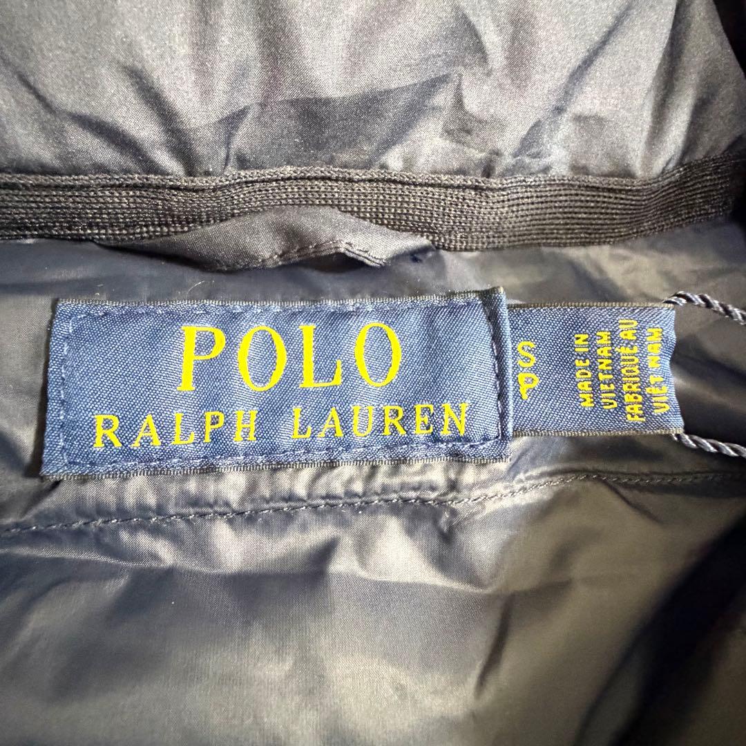 ポロラルフローレン タグ付き ダウンジャケット ポニー フード ネイビー S