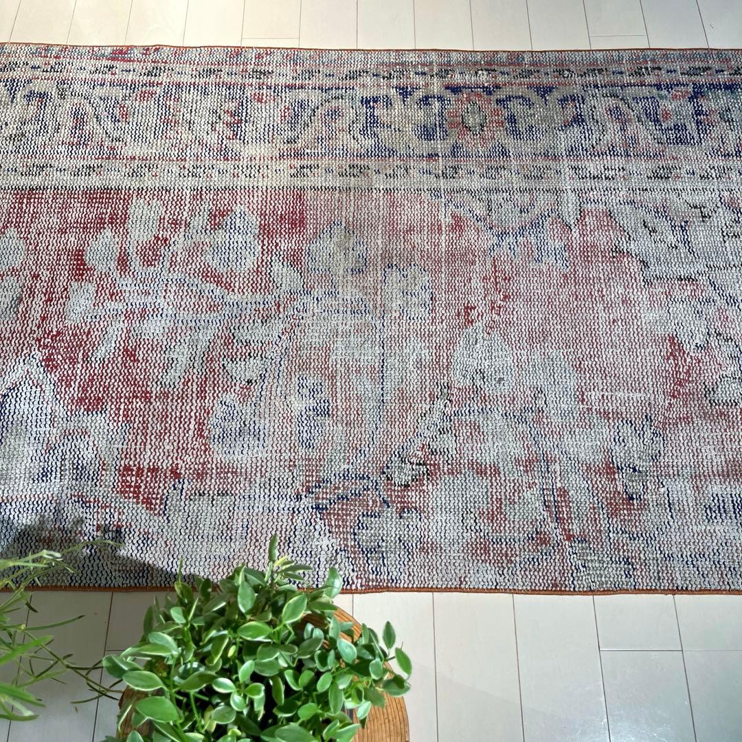 Jill★くすみレッド ネイビーシャビー L字デザイン