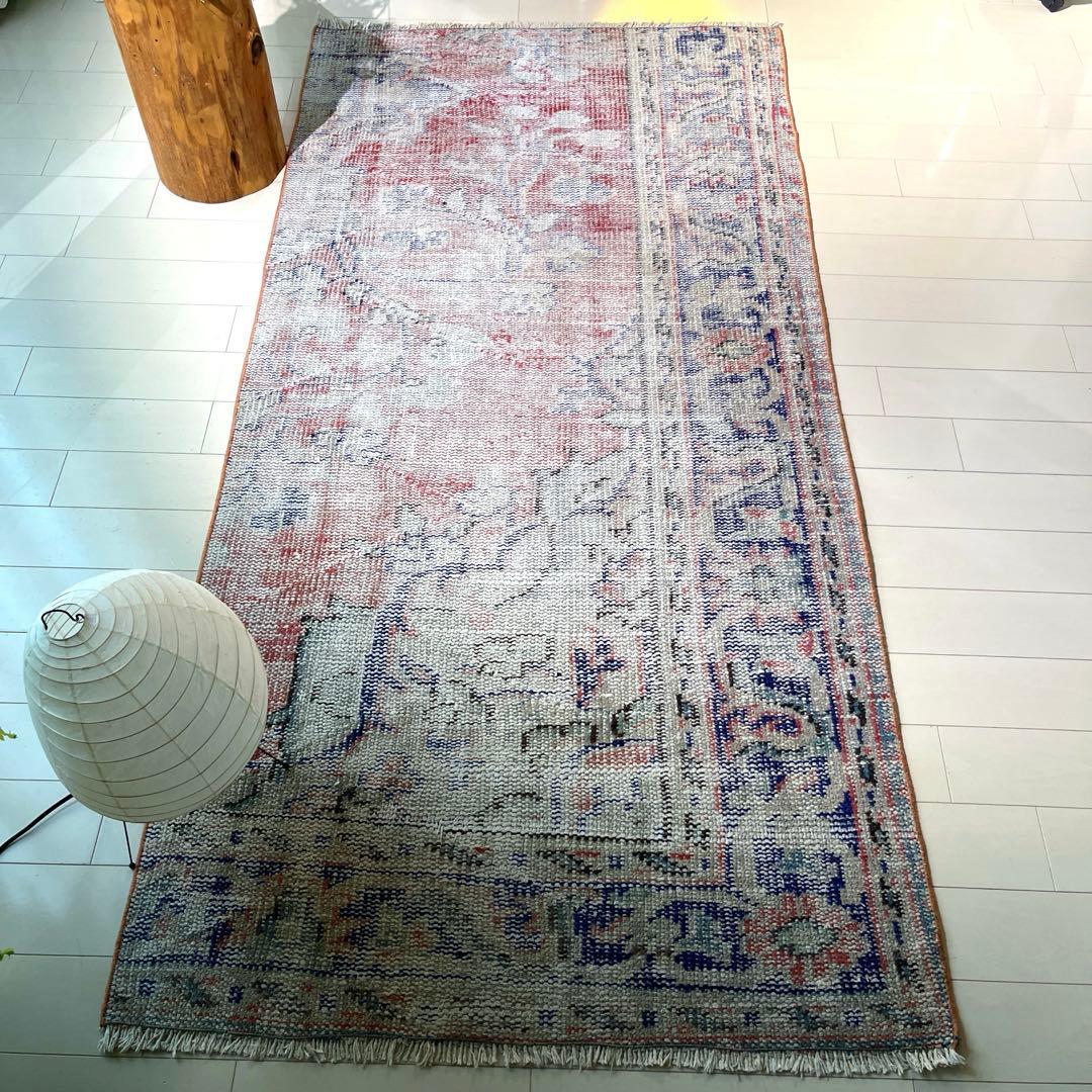 Jill★くすみレッド ネイビーシャビー L字デザイン