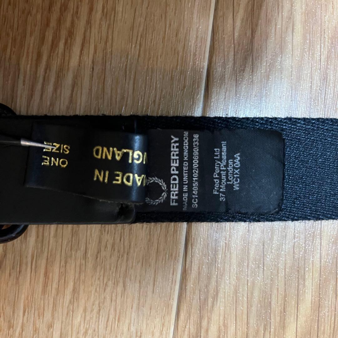 ART COMES FIRST Fred Perry ダブルネーム ベルト