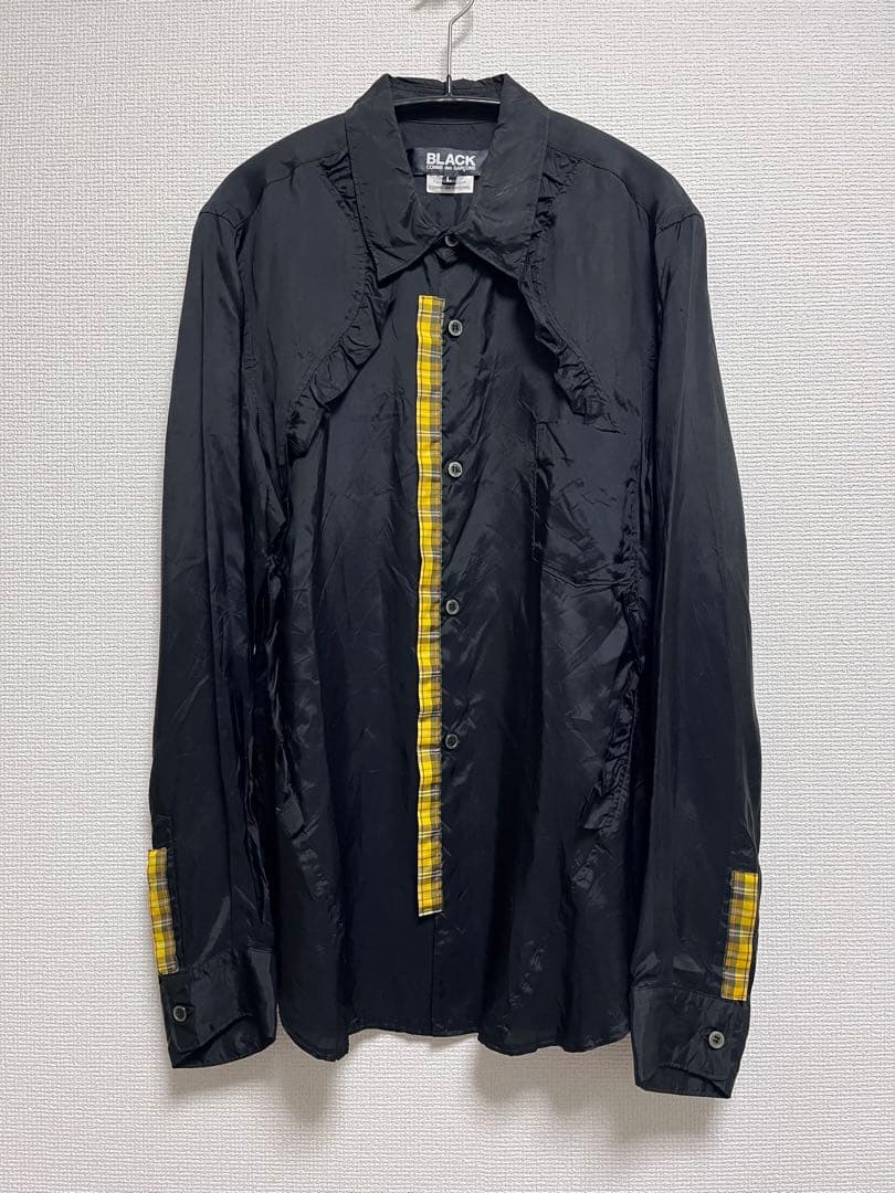 ミ*ヤ様 BLACK COMME des GARÇONS 長袖フリルシャツ L