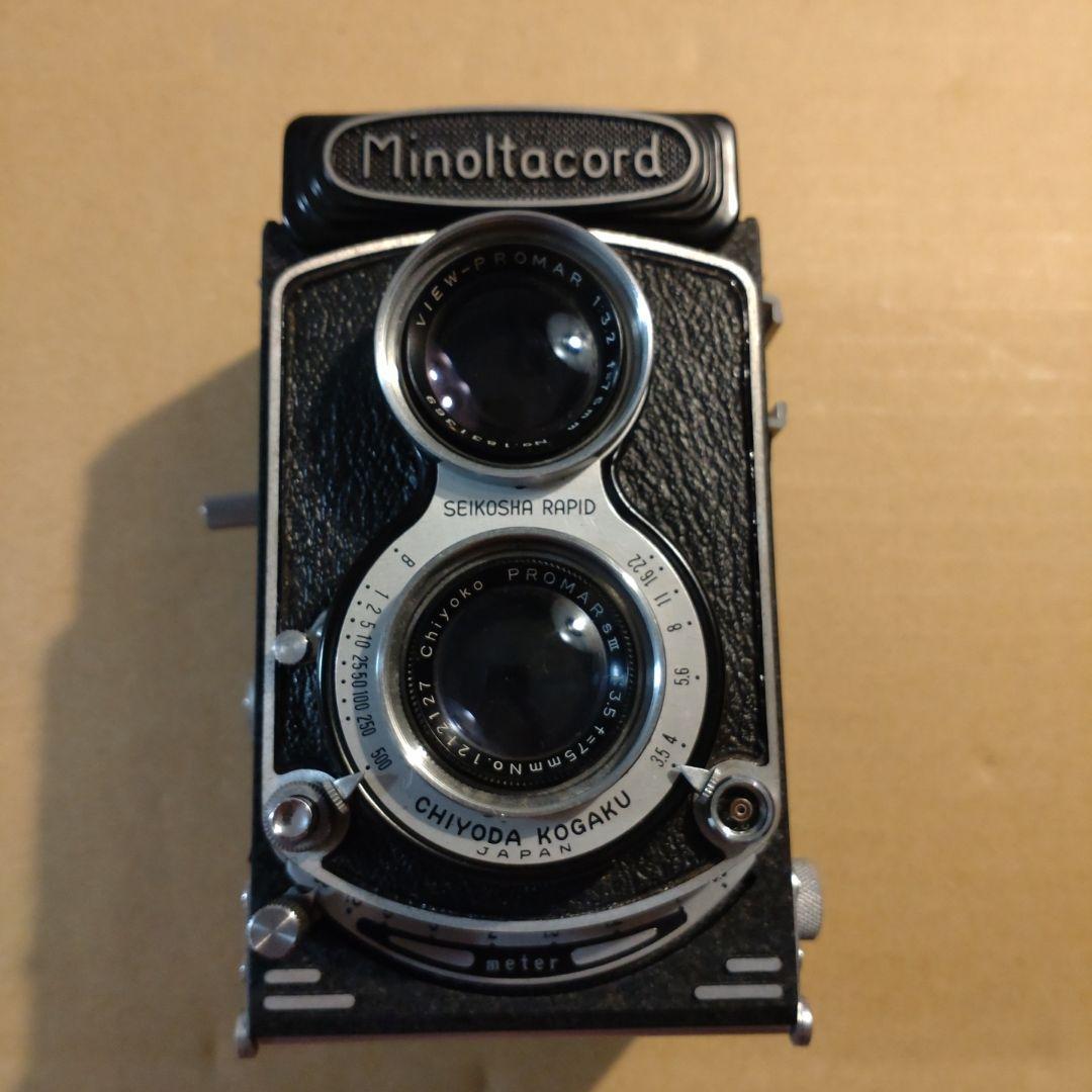 ミノルタ Minoltacord 75mm F3.5 二眼カメラ