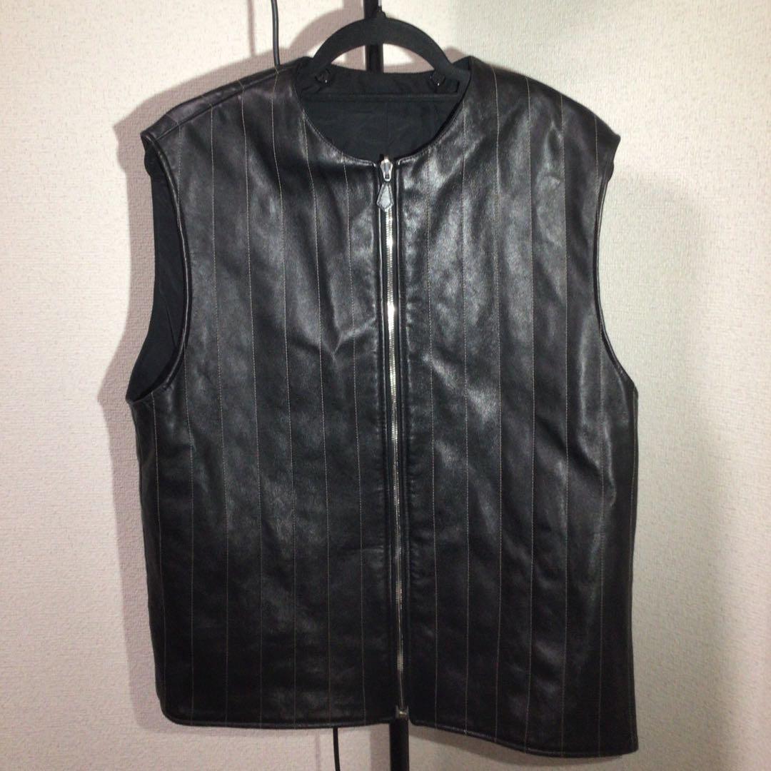 か*ー様 羊革　ジレ　ベスト　エルメス　HERMES
