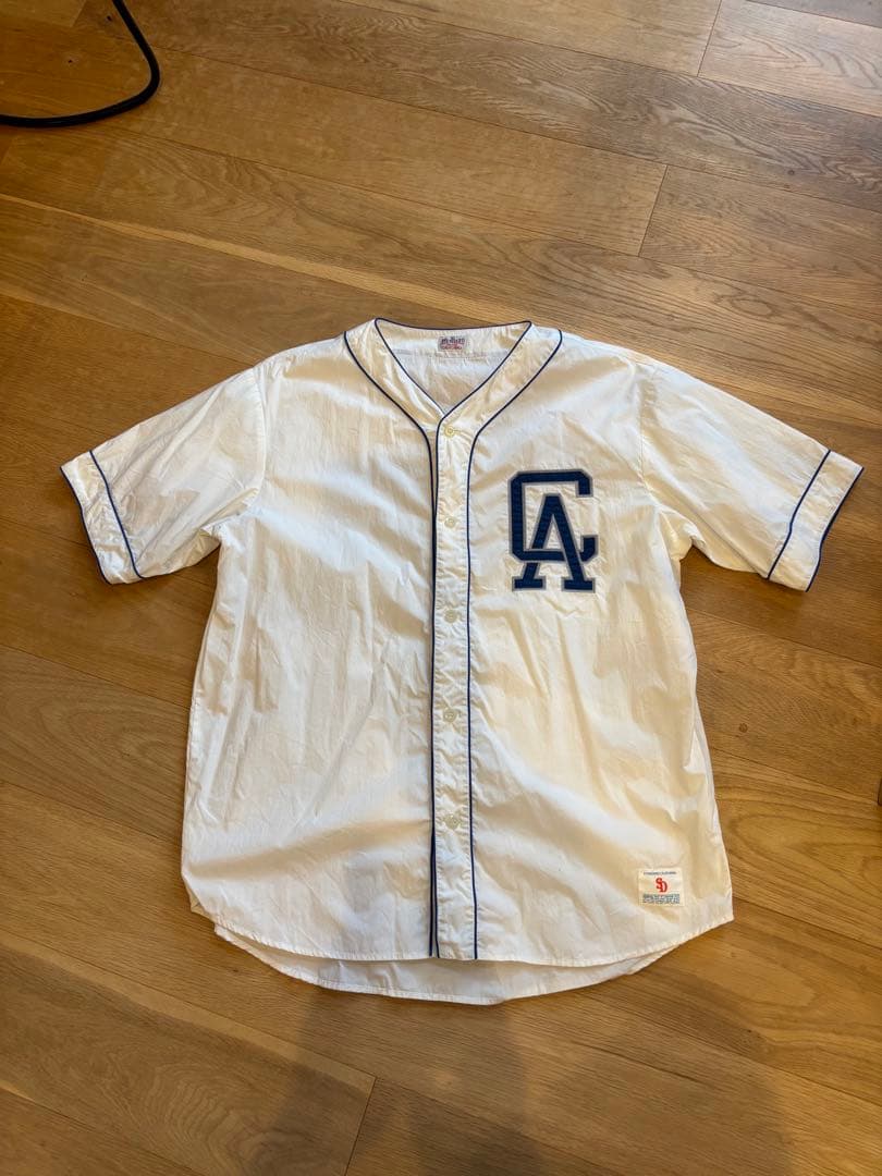 スタンダードカリフォルニア　ブロード生地　ベースボールシャツ