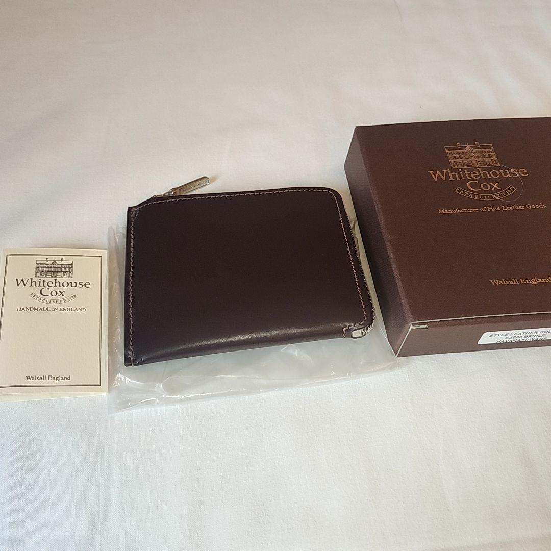 ホワイトハウスコックス　 L字ファスナー　コンパクト財布 ケース　未使用