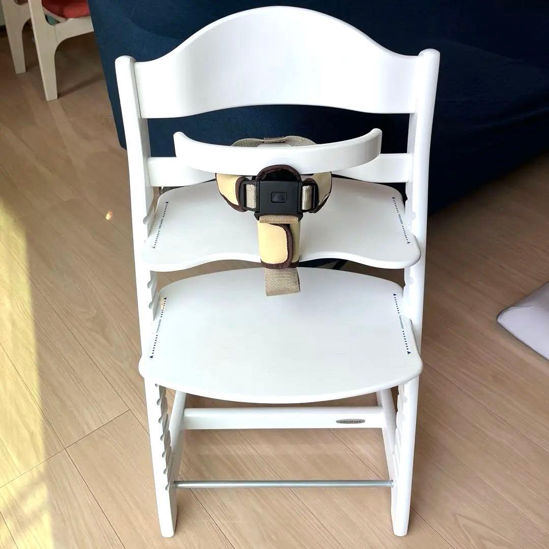 美品　大和屋　すくすくチェアプラス　テーブル、ガード、セーフティチェアベルト付