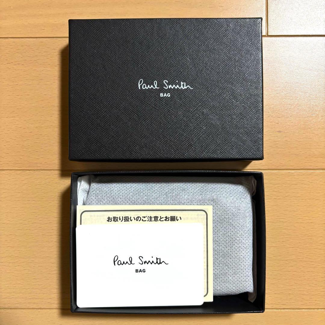 Paul Smith 現行品　クロップドロゴ　名刺入れ　新品未使用品　ブラック
