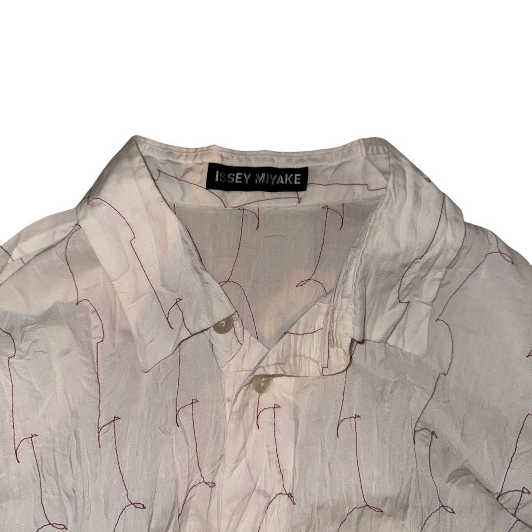 トップス Issey Miyake 2001s Fulled Carpet Shirts
