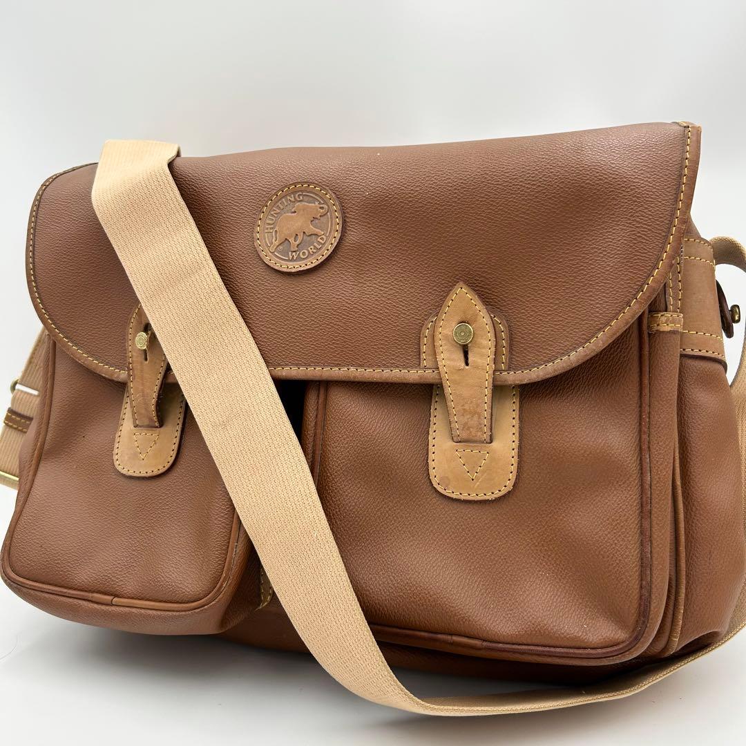 ハンティングワールド ショルダーバッグ メッセンジャー キャリーオール 斜め掛け