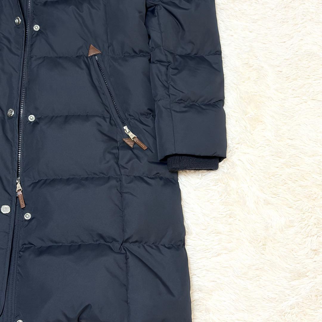 極美品✨ローレンラルフローレン ダウンコート ボア　ファー付 ネイビー S