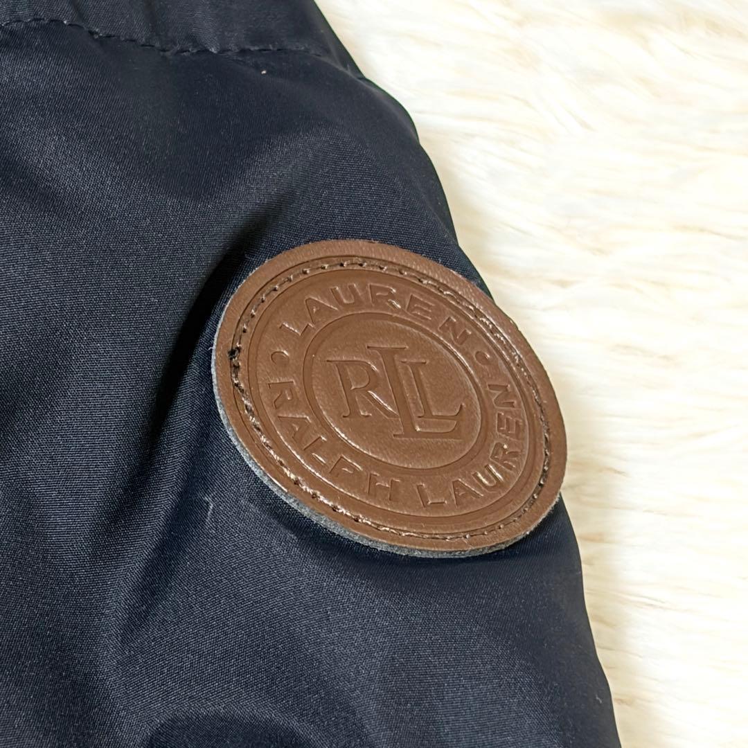 極美品✨ローレンラルフローレン ダウンコート ボア　ファー付 ネイビー S