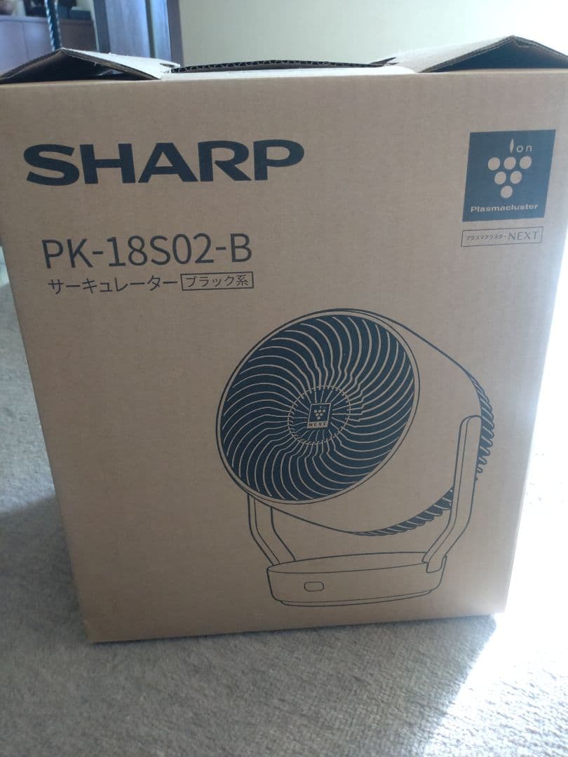 SHARP サーキュレーター PK-18S02-B ブラック