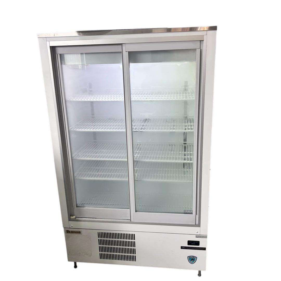 大和冷機 業務用 冷蔵ショーケース　301AU-15 264L スライド扉 陳列