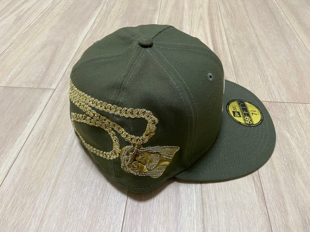 Supreme New Era Sロゴ キャップ 7 3/8