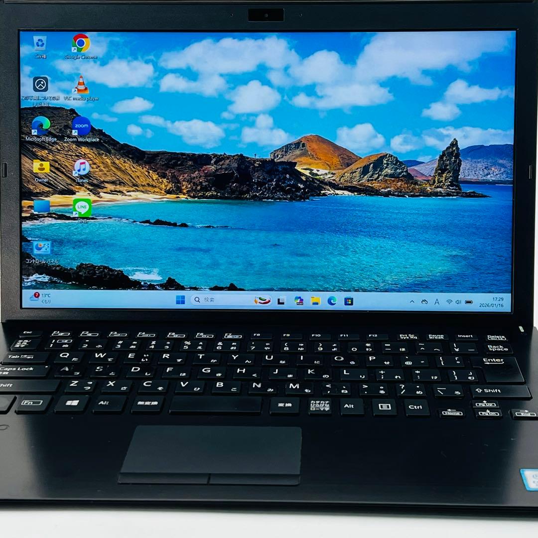 VAIO Core i7 8世代 8GB ノートパソコン Win11 オフィス